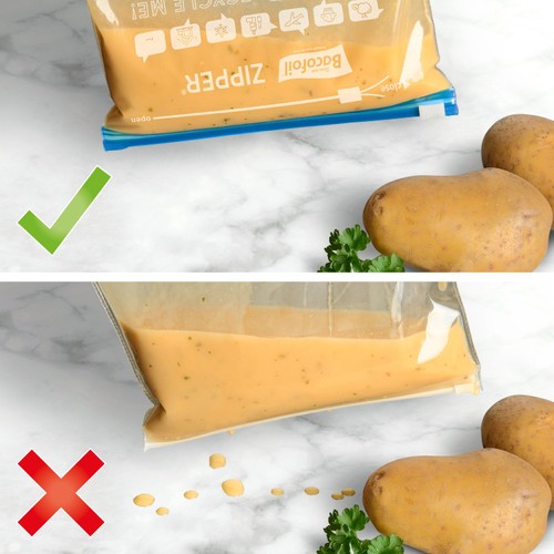 Bacofoil Small All Purpose Zipper Freezer Bags