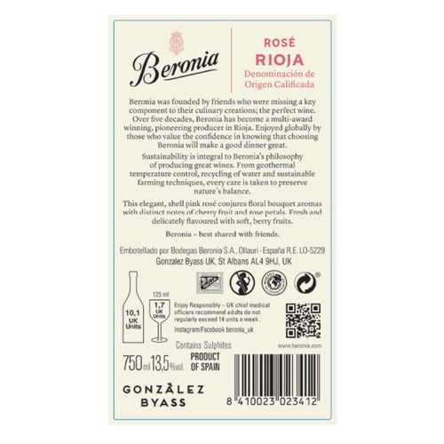 Beronia Rioja Rose 