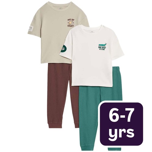 M&S Bugs PJ, 6-7 Years, Green