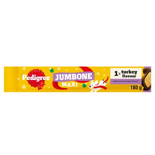 Pedigree Christmas Jumbone Large Dog Treat with Turkey Flavour