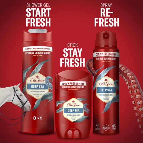 Old Spice Men's Deodorant Stick Deep Sea