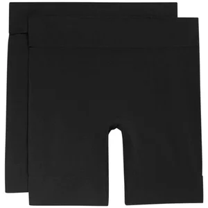 M&S Womens Anti-Chafe Shorts, 8-10, 2 Pack, Black