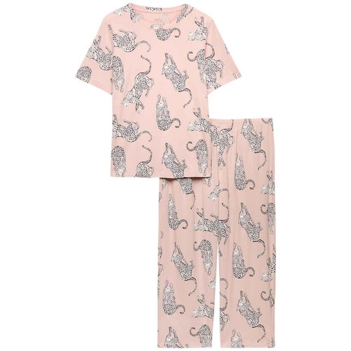 M&S Pyjama Set, Pink, XL