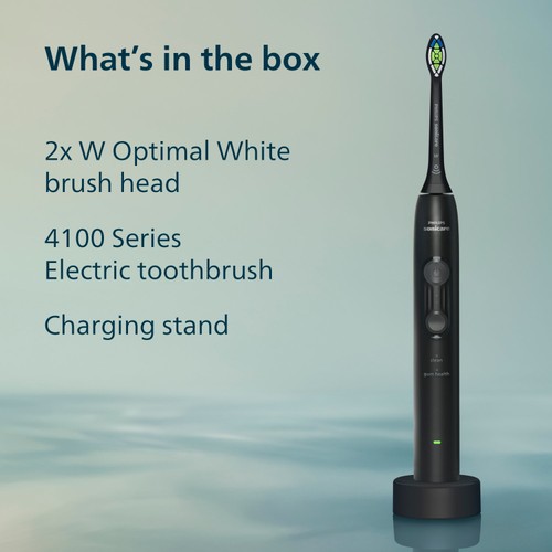 Philips Series 4000 Black Toothbrush