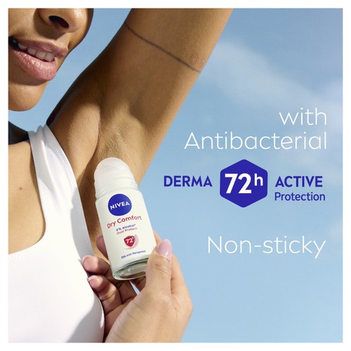 NIVEA Dry Comfort Anti-Perspirant Deodorant Roll-On 50ml