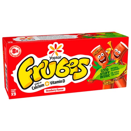 Frubes Kids Strawberry Yoghurt Tubes