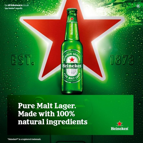 Heineken Lager Beer Bottles