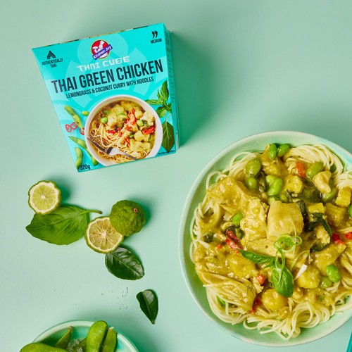 Kitchen Joy Thai Green Chicken Lemongrass & Coconut Curry with Noodles