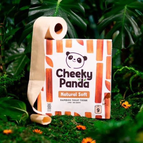 Cheeky Panda Natural Colour Bamboo Toilet Paper