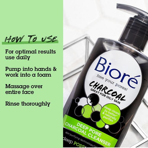 Biore Charcoal Pore Cleanser