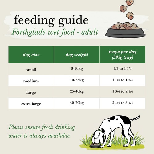 Forthglade Natural Brown Rice Wet Dog Food Lamb with Veg