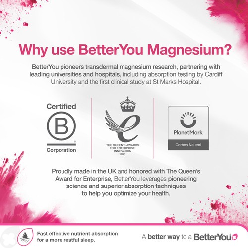 BetterYou Magnesium Sleep Body Spray 