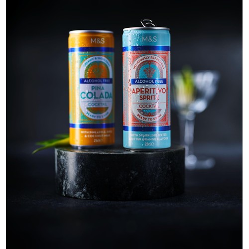 M&S Alcohol Free Aperitivo Spritz Cocktail