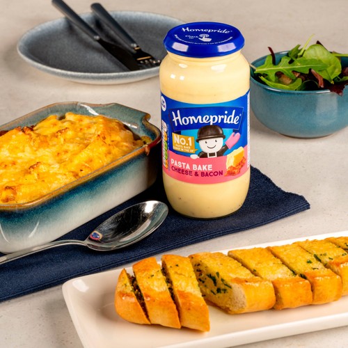Homepride Cheese & Bacon Pasta Bake Sauce