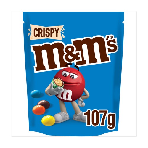 M&M's Crispy Milk Chocolate Bites Pouch Bag