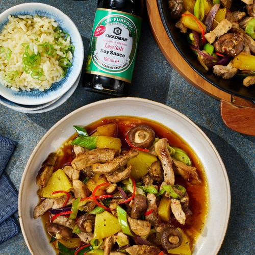 Kikkoman Less Salt Soy Sauce 43% Reduced Salt
