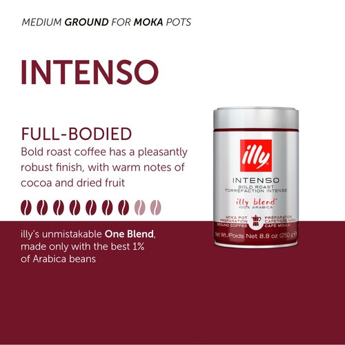 illy Ground Intesno Roast Moka