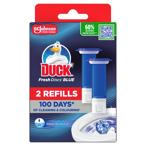 Duck Toilet Fresh Disc Duo Refills Blue