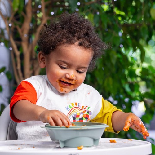 Vital Baby Nourish Power Suction Bowl - natural berry