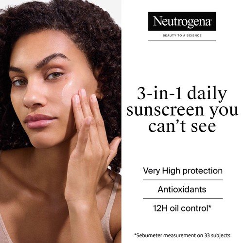Neutrogena Ultra Sheer Face Sunscreen Oil Control Fluid SPF50