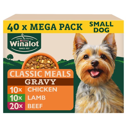 Winalot Meaty Chunks Small Dog Mixed in Gravy Wet Dog Food
