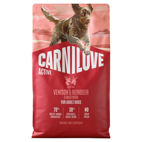 Carnilove Active Venison, Reindeer & Wild Boar Dog Food