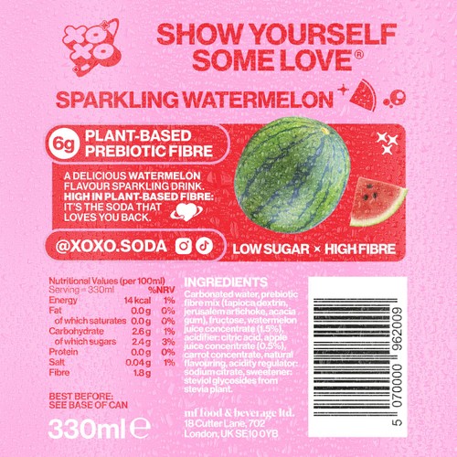 XOXO Sparkling Watermelon