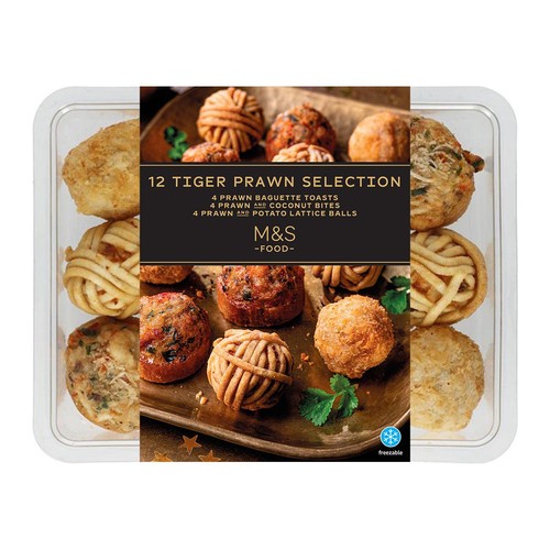 M&S 12 Tiger Prawn Selection