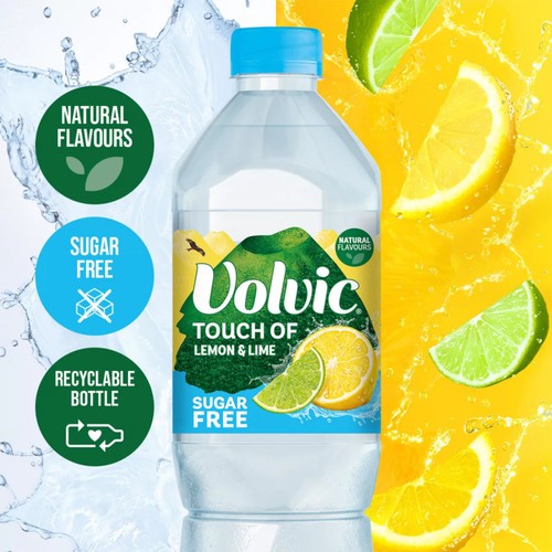Volvic Touch of Fruit Lemon & Lime Sugar Free Still Flavoured Water