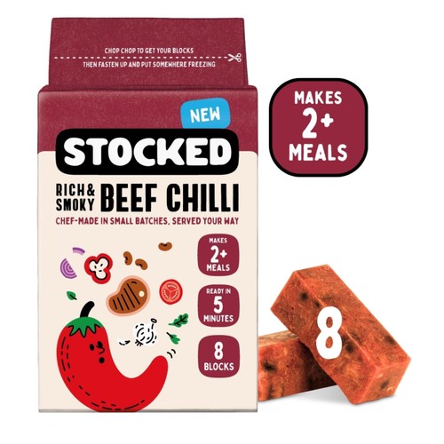 STOCKED Beef Chilli Ready Meal