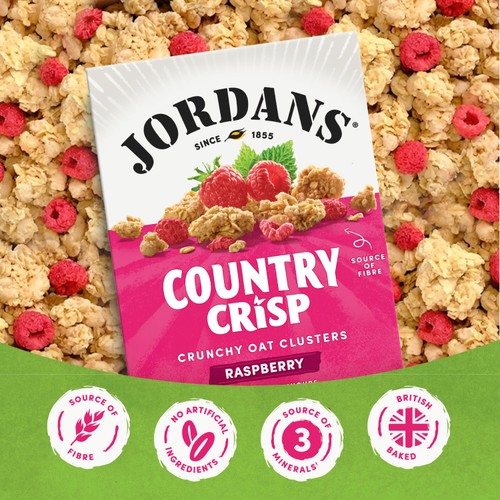 Jordans Country Crisp Raspberry Breakfast Cereal