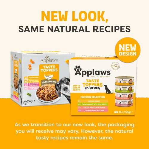 Applaws Taste Topper Dog Broth Tin Mixed Multipack