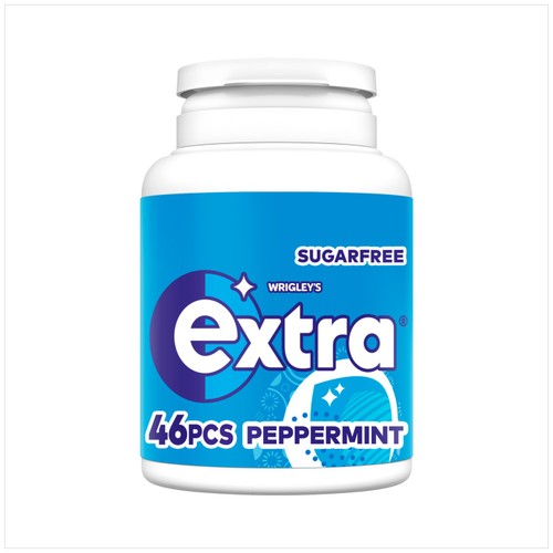 Extra Peppermint Sugarfree Chewing Gum Bottle