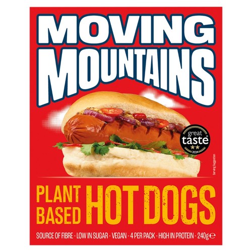 Moving Mountains Plant-Based Hot Dogs