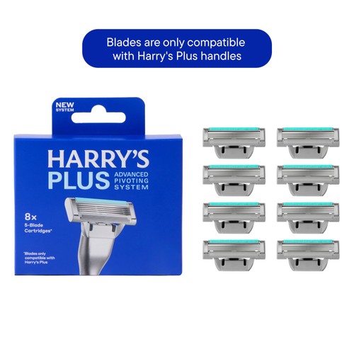 Harry's Plus Razor Blade Cartridges 8s