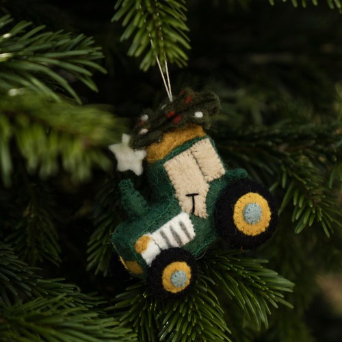 Daylesford Tractor Christmas Decoration