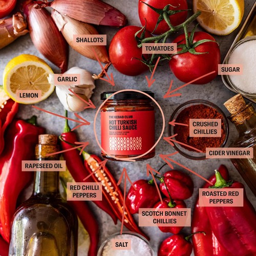 The Kebab Club Hot Turkish Chilli Sauce