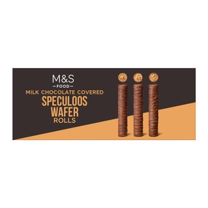 Milk Chocolate Speculoos Wafer Rolls