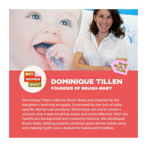 Brush-Baby Flossbrush 0-3 yrs Double Pack