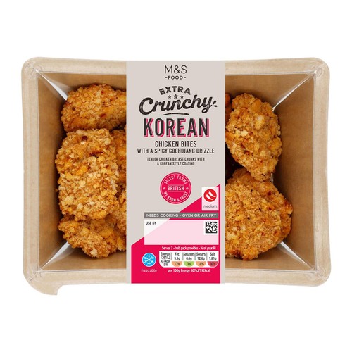 M&S Extra Crunchy Korean Chicken Bites with Gochujang Drizzle
