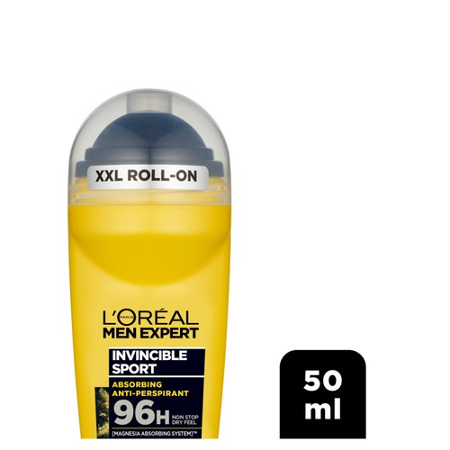 L'Oreal Men Expert Roll On Anti-Perspirant Deodorant  Invisible Sport