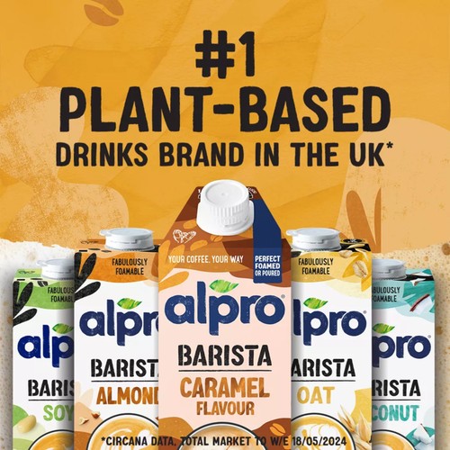 Alpro Barista Caramel Plant-Based Chilled Dairy Free Drink