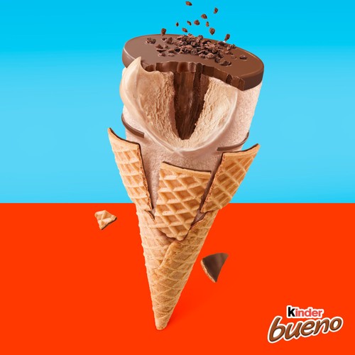 Kinder Bueno Milk Chocolate Cones