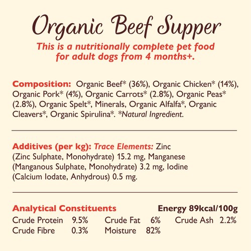 Lily's Kitchen Dog Organic Dinners Multipack