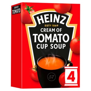 Heinz Cream of Tomato Cup Soup 4 x 22.5g (90g)