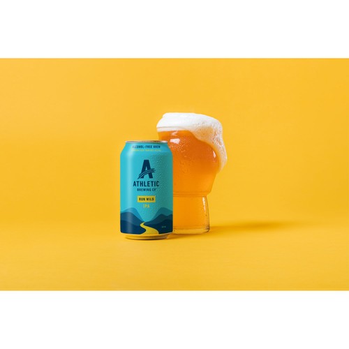 Athletic Brewing Co Run Wild IPA Alcohol Free