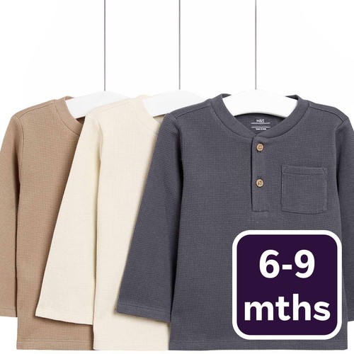 M&S Grandad Tops, 6-9 Months