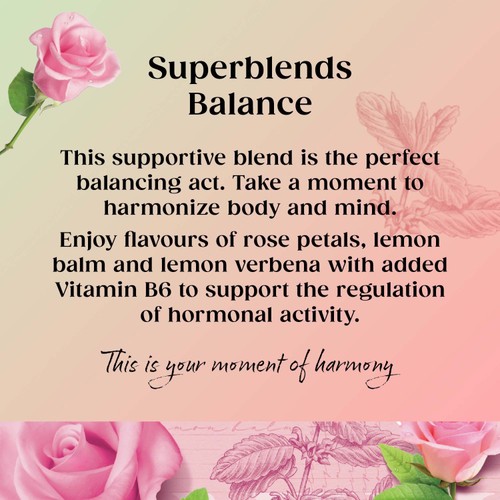 Twinings Superblends Balance Tea with Rose and Lemon Balm
