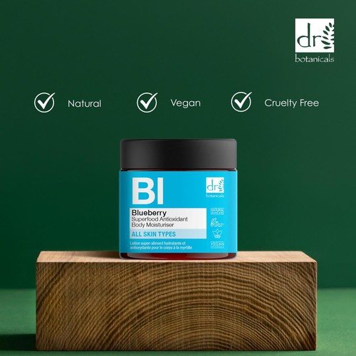 Dr Botanicals Apothecary Blueberry Superfood Antioxidant Body Moisturiser