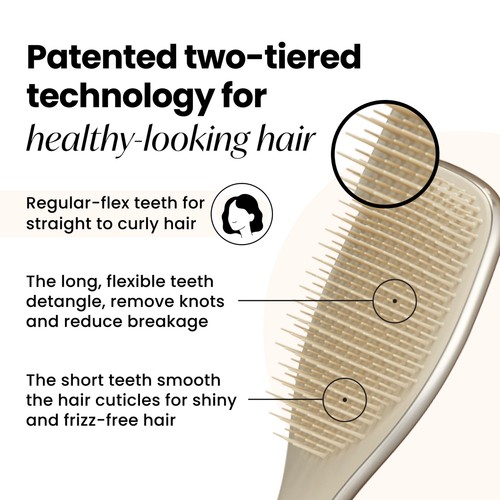 Tangle Teezer Ultimate Detangler Chrome, Champagne Gold